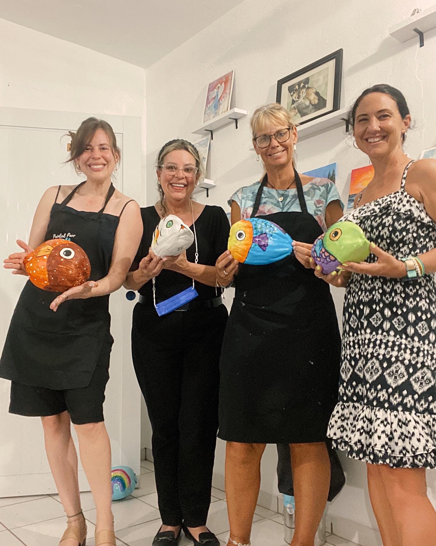 Paint Your Own Coconut Fish! Friday 11/24/23