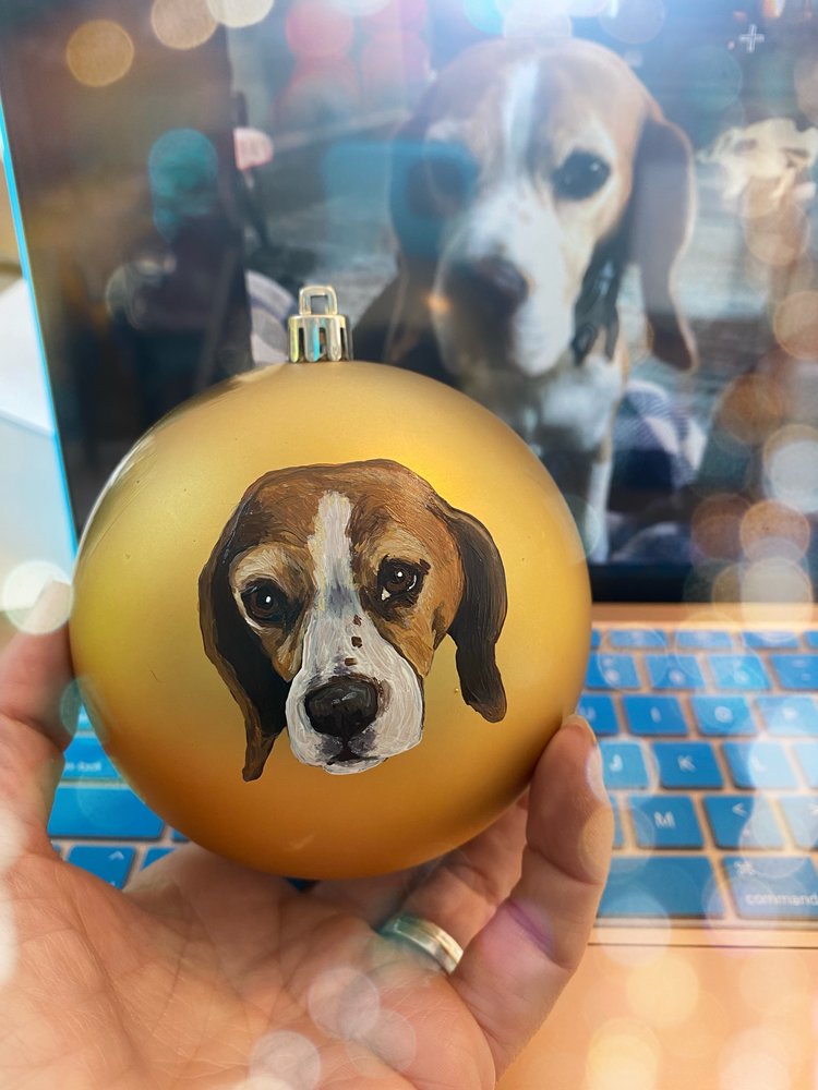 Pet Portrait Ornaments